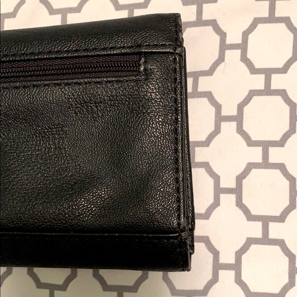 Black leather wallet - Picture 4 of 9